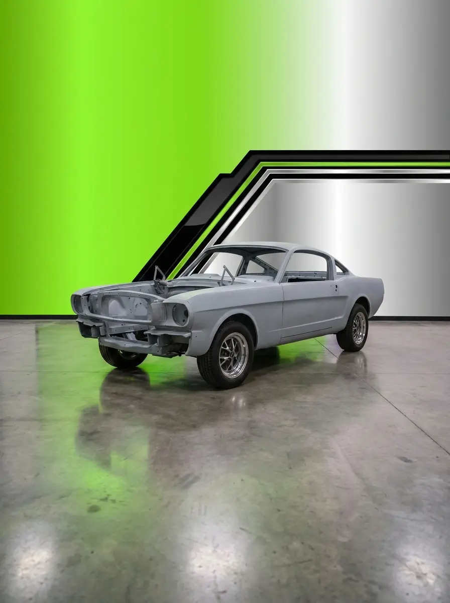 Restored classic car